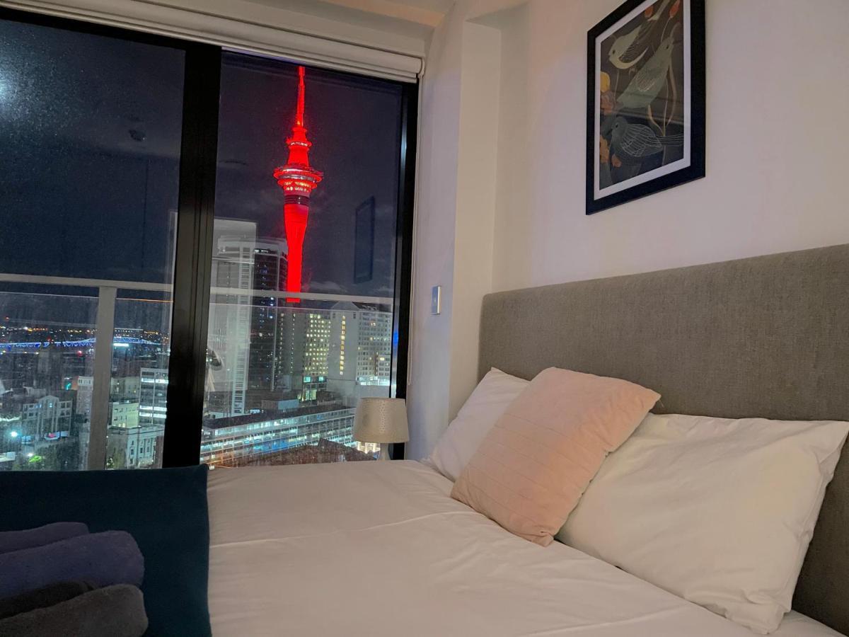Amazing Views 2 Bedroom Apt In Auckland Cbd Exteriör bild
