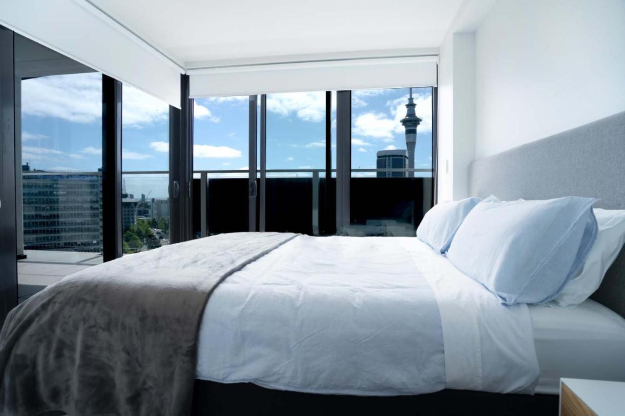 Amazing Views 2 Bedroom Apt In Auckland Cbd Exteriör bild